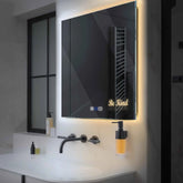 Espejo LED Cuadrado | Botones táctiles | Función antivaho | Temperatura de color ajustable - Reyze Seria Motivated Model 6